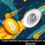 Crypto Market Cap Surges Past .21T as Bitcoin Nears 4,000